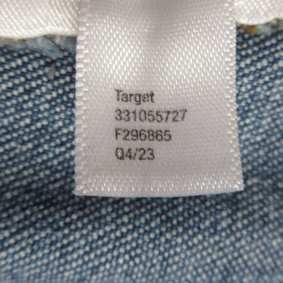 WILD FABLE Mid-Rise Chevron Denim Maxi Skirt Sz 00 Long Blue Jean Slit Skirt NWT - Picture 8 of 12